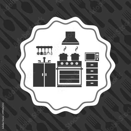 kitchen concept  design Canvas Print