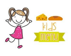 kids menu design 