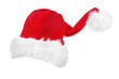 © Africa Studio - Santa Claus red hat isolated on white background, close up