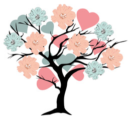 Poster - Valentine Tree