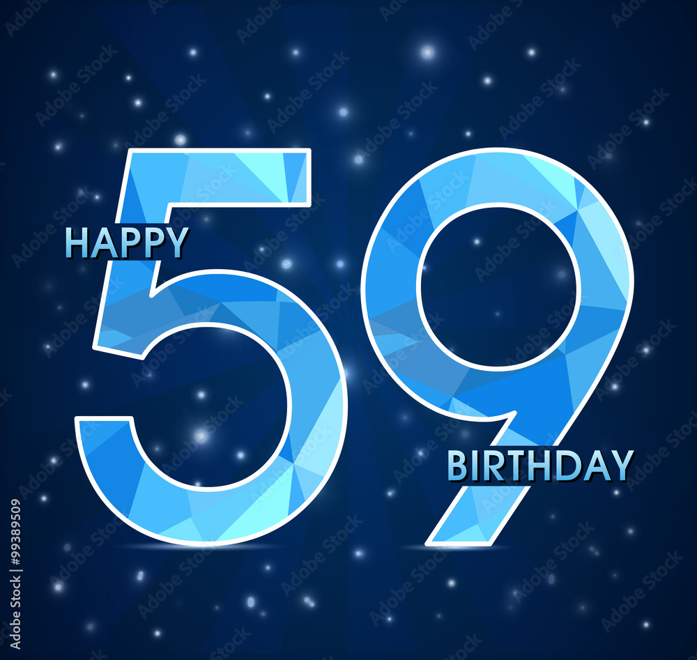 Открытка 59 лет мужчине