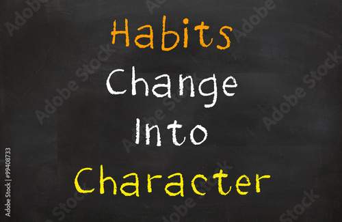 Fotografia Habits Change into Character