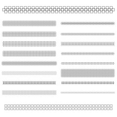 Poster - Design elements - text divider line set