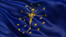 US State Flag Of Indiana