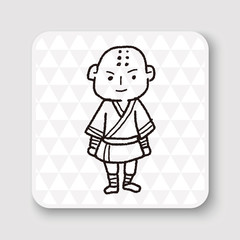 Sticker - Shaolin doodle