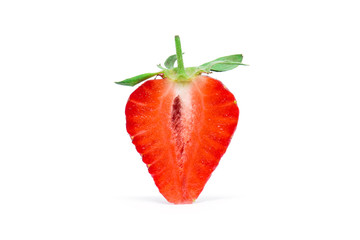 strawberry isolated over white