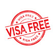 Visa free stamp