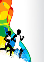 running sport background