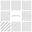 Simple striped patterns, seamless 
