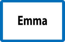 Beliebter Weiblicher Vorname Emma Auf österreichischer Ortstafel