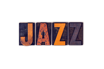 Sticker - Jazz  Concept Isolated Letterpress Type