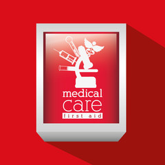 Wall Mural - medical care design 