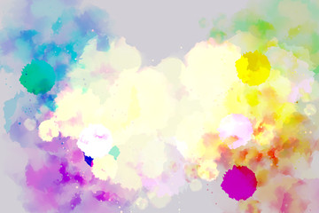 Abstract bright watercolor background.