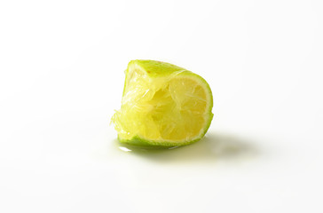 Poster - Squeezed lime fruit