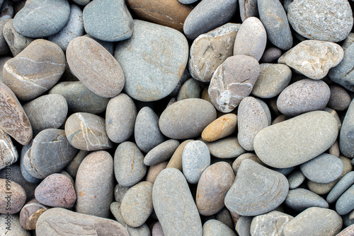 Obraz w ramie beach stones background