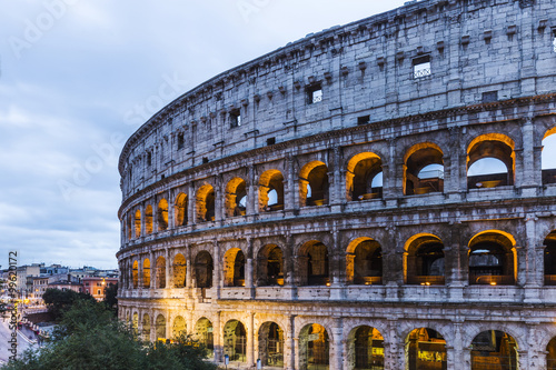 Naklejka na szybę Colosseum in Rome, Italy