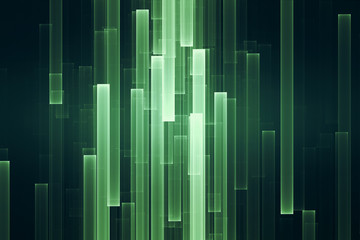 Wall Mural - futuristic lines data stream abstract background