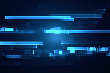 Wall Mural - futuristic lines data stream abstract background