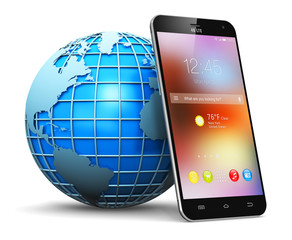 Poster - Global wireless communication concept