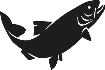 Sticker - Trout silhouette