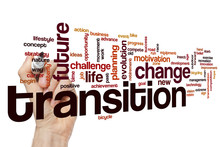 Transition Word Cloud Concept
