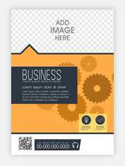 Wall Mural - Template, Brochure or Flyer for your Business.