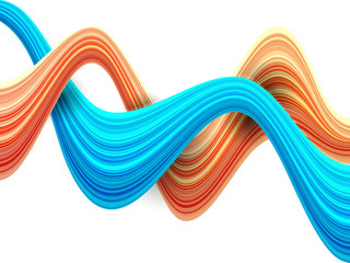 Poster - Creative Abstract waves Background.