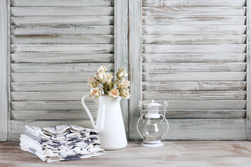 Canvas Print - Rustic kitchen still life