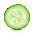 Cucumber slice closeup