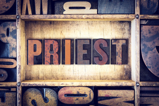 Priest Concept Letterpress Type