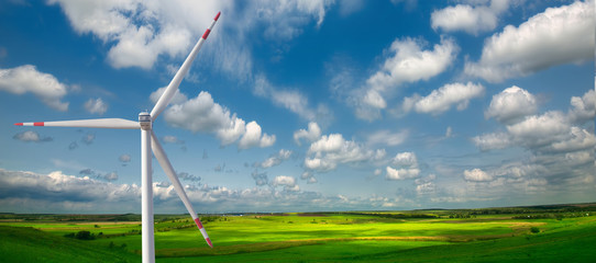 Windmills  at a field