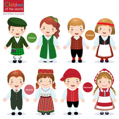 children of the world (ireland, finland, estonia and denmark)