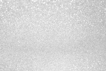 white silver glitter bokeh texture christmas abstract background