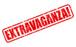 EXTRAVAGANZA red stamp text