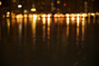 bokeh lights at the lake