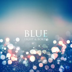 Poster - Abstract background. Festive elegant abstract background with bokeh  lights 