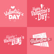 Happy Valentines day vector illustration