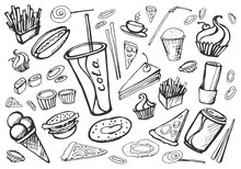 Doodle Fast Food
