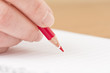 © larshallstrom - Writing on blank paper