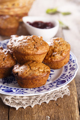 Wall Mural - Muffins with chia seeds