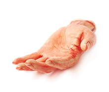 Fake Severed Hand Isolated