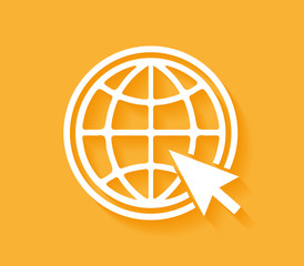 Wall Mural - website icon