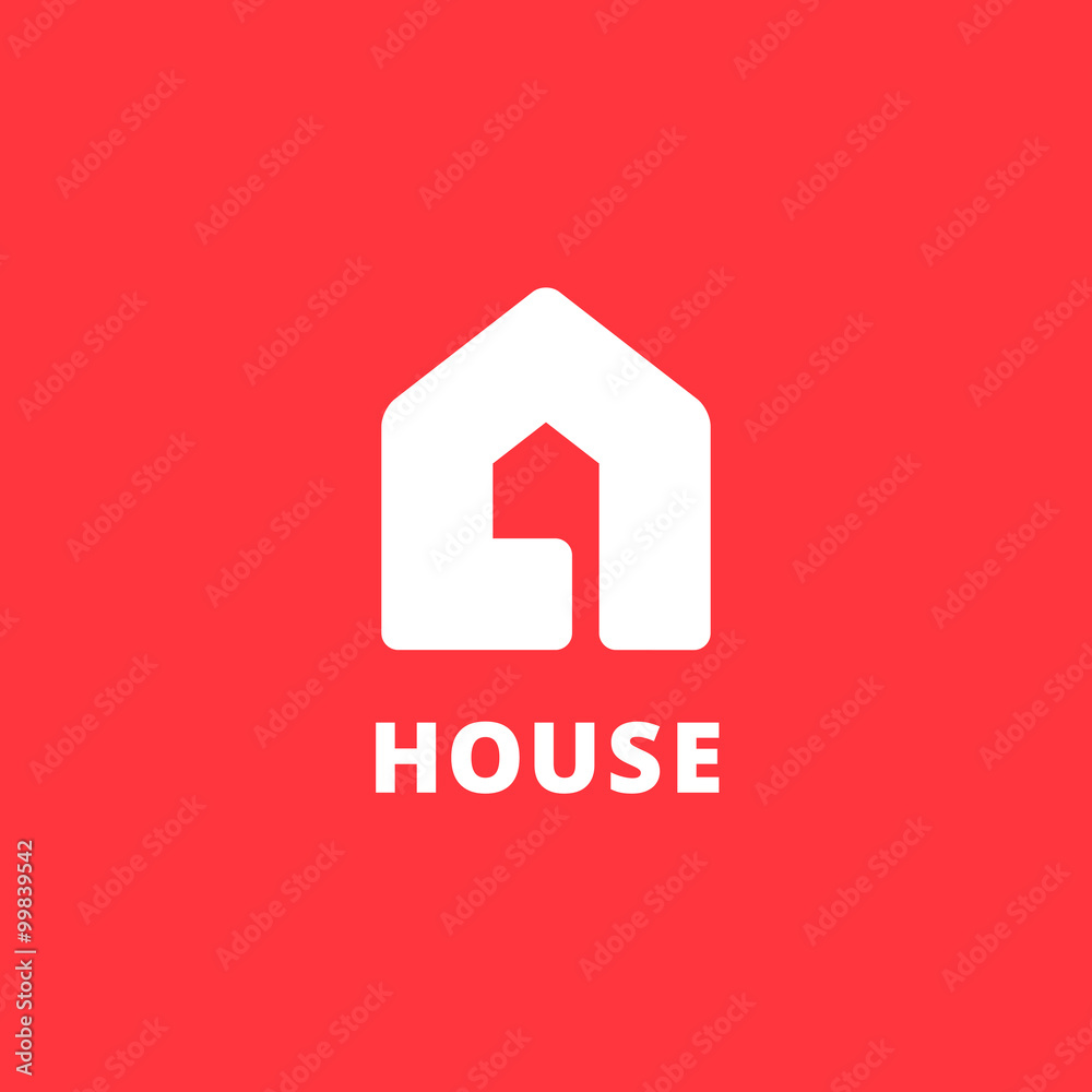 Letter A real estate house logo icon design template elements Stock ...