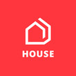 Real estate house logo icon design template elements