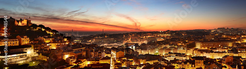 Lisbon colorful skyline, Po...