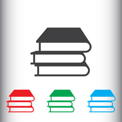 Wall Mural - Book icon for web and mobile