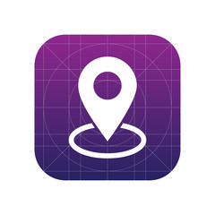 Aufkleber - Map pin place marker icon for web