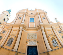 St.Martin's Church In Warsaw, Poland, Europe.