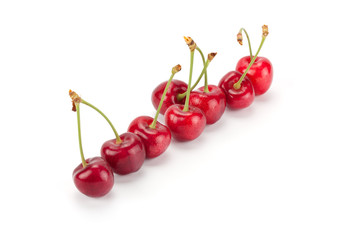 Wall Mural - juicy ripe sweet cherry