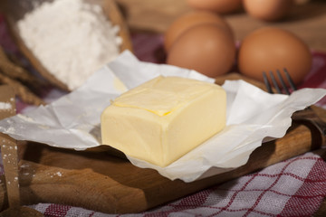 Wall Mural -  Ingredients for the preparation of bakery products